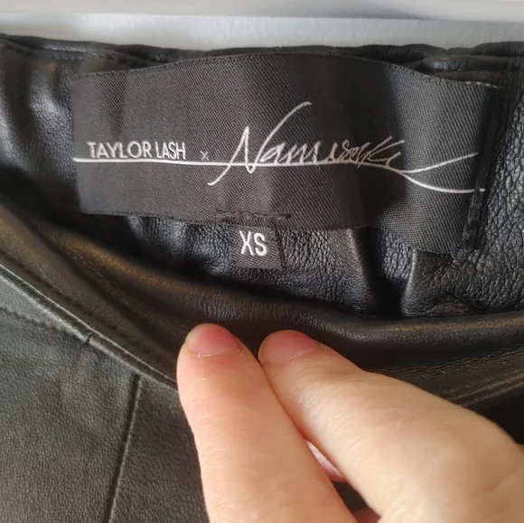 Taylor Lash X The Namesake Lace Up Leather Legging Size XS - Picture 5 of 6